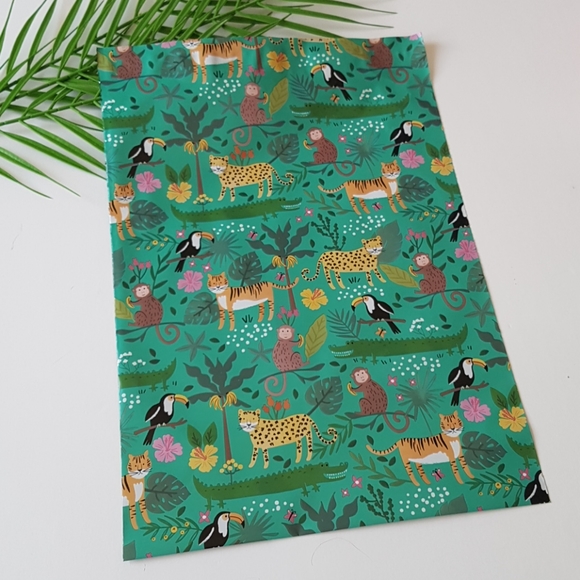 10 pcs Jungle Poly Mailers 10"x13" inches - Picture 2 of 3